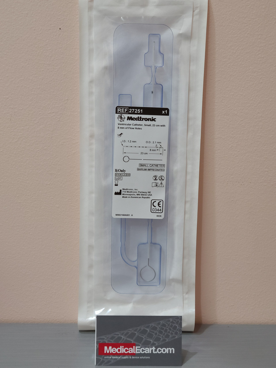 Rです。 Medtronic 27251 Ventricular Catheter