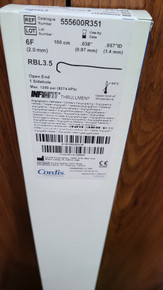 Cordis 555600R351 INFINITI® RBL 3.5 Diagnostic Catheter, 6 Fr, 100cm x 0.038", 01 Sidehole, Box of 05