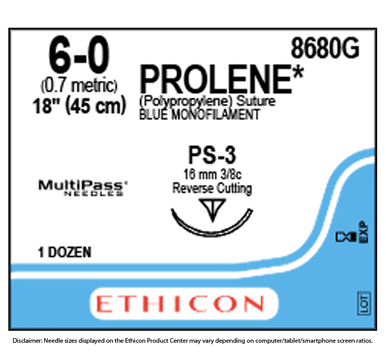 Ethicon 8680G PROLENE® Polypropylene Suture