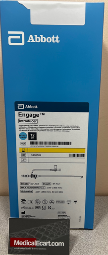 Abbott C408509 Engage™ Introducer sheath 8Fr, 12cm, x 0.038in, Box of 10
