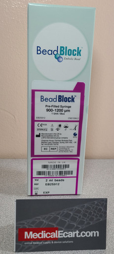 Bead Block® EB2S912 Pre-Filled Syringe 2ml, Size Range 900-1200 μm, Box of 01