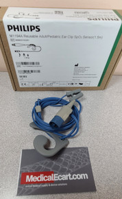Philips M1194A Reusable SpO2 Sensor Pediatric/Adult Ear Clip, (> 40 kg), Box of 01