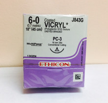 Ethicon J843G COATED VICRYL® (polyglactin 910) Suture