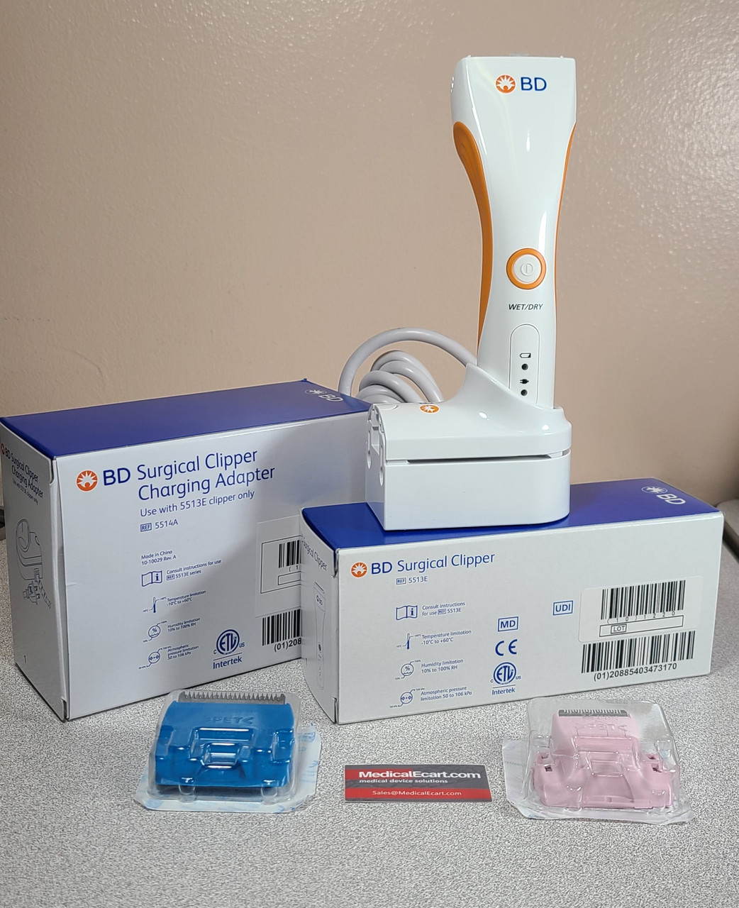 BD, 5513E, Surgical Clipper, 5514A, Charging Adapter, 4412A, Clipping