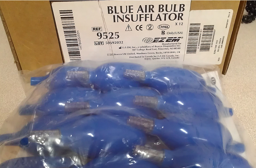 EZEM 9525 Blue Air Bulb Insufflator