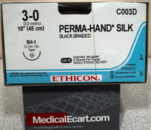 Ethicon C003D PERMA-HAND Silk Suture