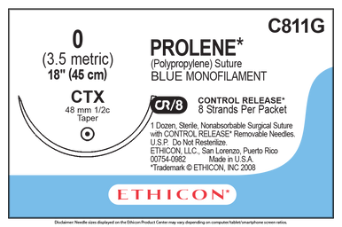 Ethicon C811G PROLENE® Polypropylene Suture