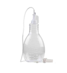 Becton Dickinson 50-7205B, PleurX® 500 mL vacuum bottle with drainage line. Case of 10