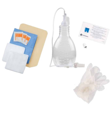 Becton Dickinson 50-7500B PleurX™ Pleural Catheter Kit with 500 mL vacuum bottle. Case of 10