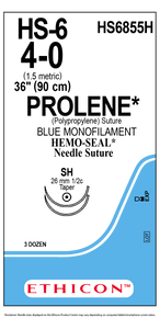 Ethicon HS6855H PROLENE® Polypropylene Suture with HEMOSEAL™ Technology