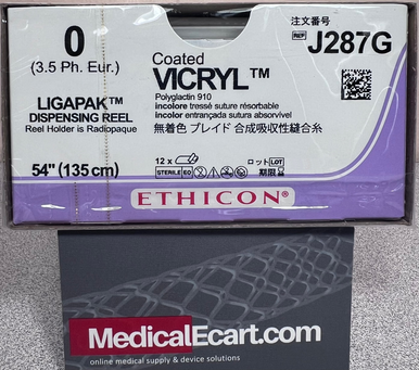 Ethicon J287G COATED VICRYL® (polyglactin 910) Suture