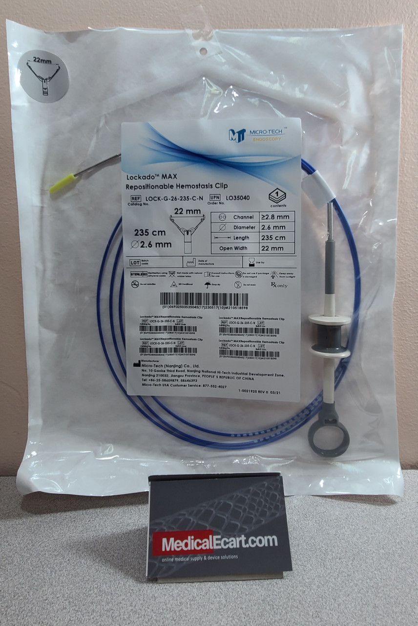 MICRO-TECH LOCK-G-26-235-C-N LOCKADO™ Sterile Repositionable Hemostasis  Clip Device, UPN LO35041