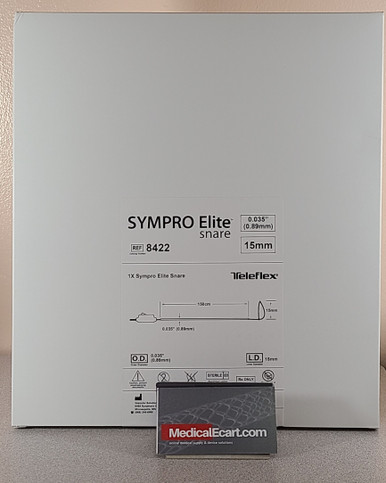 Teleflex 8422 Sympro Elite™ Snare, Loop Diameter 15mm, Length 150cm, O.D 0.035", Box of 01