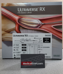 Bard U415038RX Ultraverse™ RX PTA Dilatation Catheter 3 mm x 80 mm Balloon on 5 French, 150 cm long Catheter. Box of 01