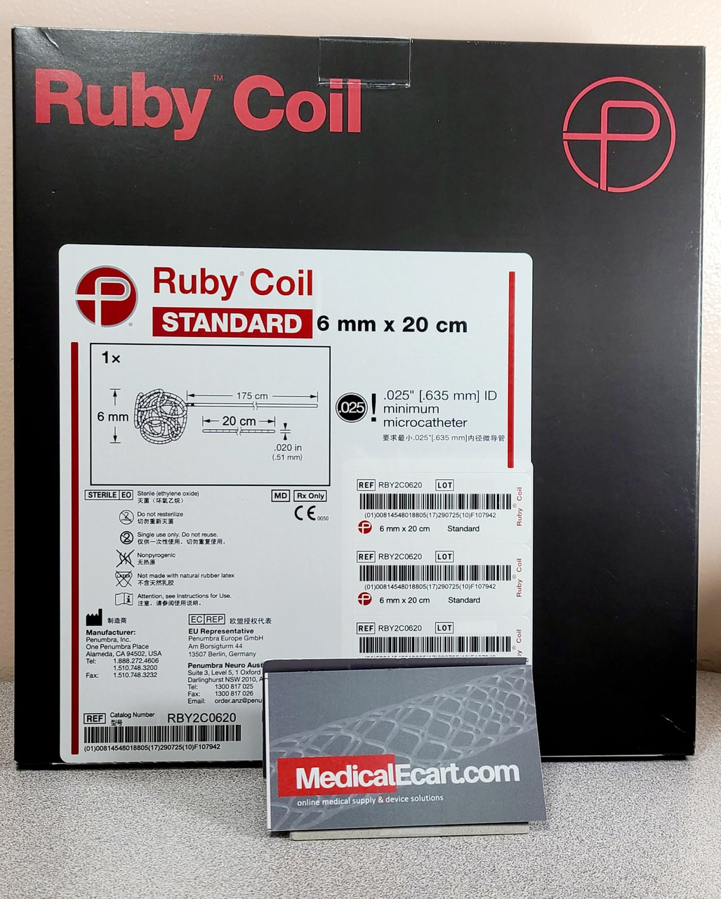 Penumbra RBY2C0620 Ruby® Coil STANDARD