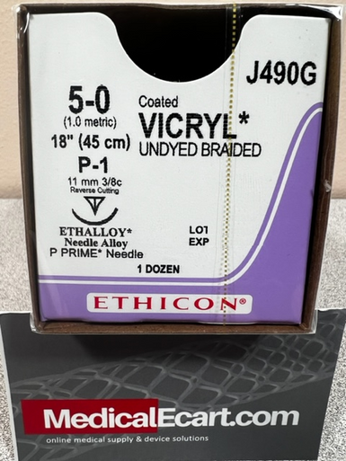 Ethicon J490G COATED VICRYL® (polyglactin 910) Suture
