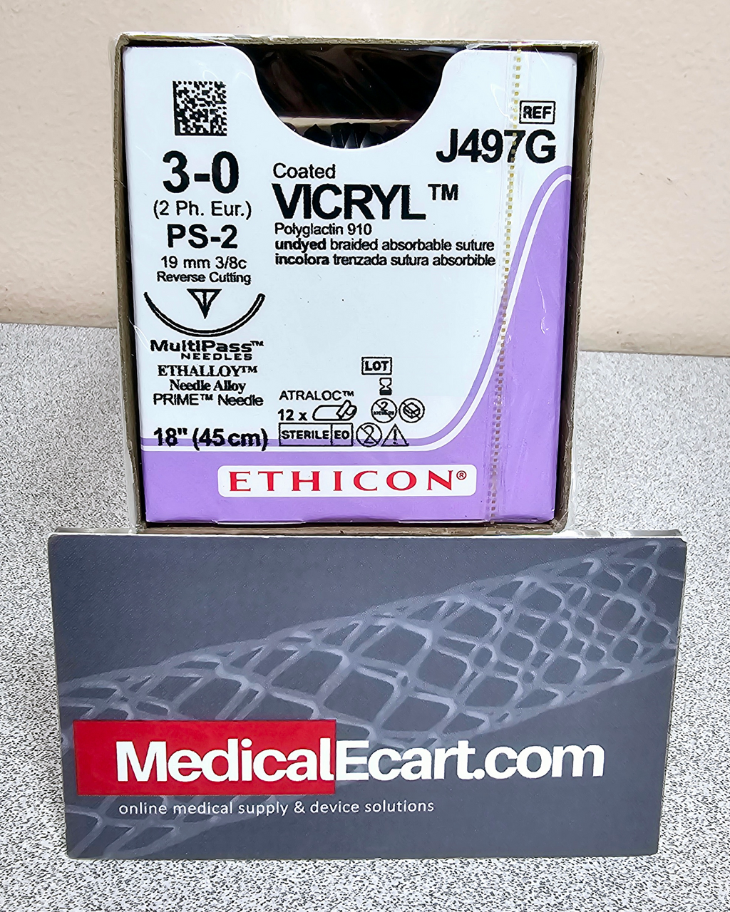 Ethicon J497G COATED VICRYL® (polyglactin 910) Suture