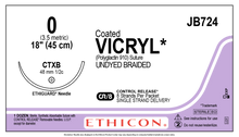 Ethicon JB724 COATED VICRYL® (polyglactin 910) Suture