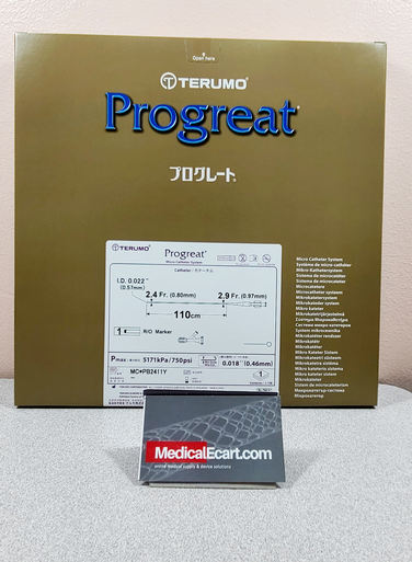Terumo MC*PB2411Y PROGREAT® MicroCatheter System 2.4 Fr x 110 cm, Box of 01