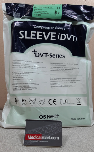DS Maref DS023, DVT-4000S Accessory, Calf Compression Sleeve (Large) Pack of 02
