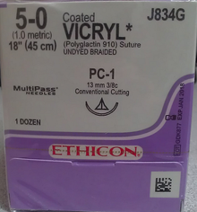 Ethicon J834G COATED VICRYL® (polyglactin 910) Suture