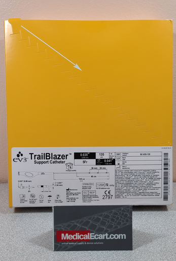 Medtronic EV3 SC-035-135 TrailBlazer Support Catheters 0.035" x 135cm. Box of 5 