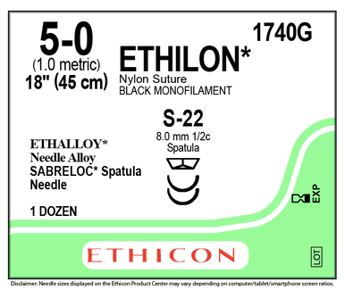 Ethicon 1740G ETHILON® Nylon Suture
