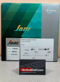 Jade 604004022 OTW .035" 135cm, PTA Balloon Dilatation Catheter, Diameter 4.0mm, Length 40mm, Box of 01
