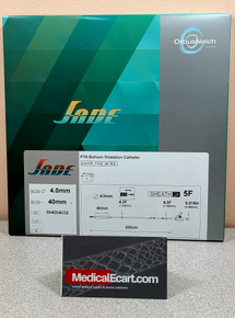 Jade 594004032 OTW .018" 200cm, PTA Balloon Dilatation Catheter, Diameter 4.0mm, Length 40mm, Box of 01