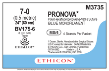 Ethicon M3735 PRONOVA® Poly (Hexafluoropropylene – VDF) Suture