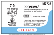 Ethicon M3737 PRONOVA® Poly (Hexafluoropropylene – VDF) Suture