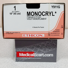 Ethicon Y911G MONOCRYL® (poliglecaprone 25) Suture
