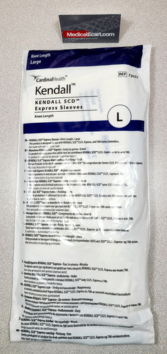 Cardinal 73023 Kendall SCD, Express Sleeves, Large Non-Sterile Latex Free. Box of 5