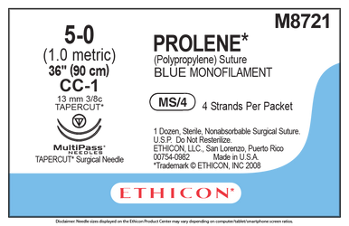 Ethicon M8721 PROLENE® Polypropylene Suture