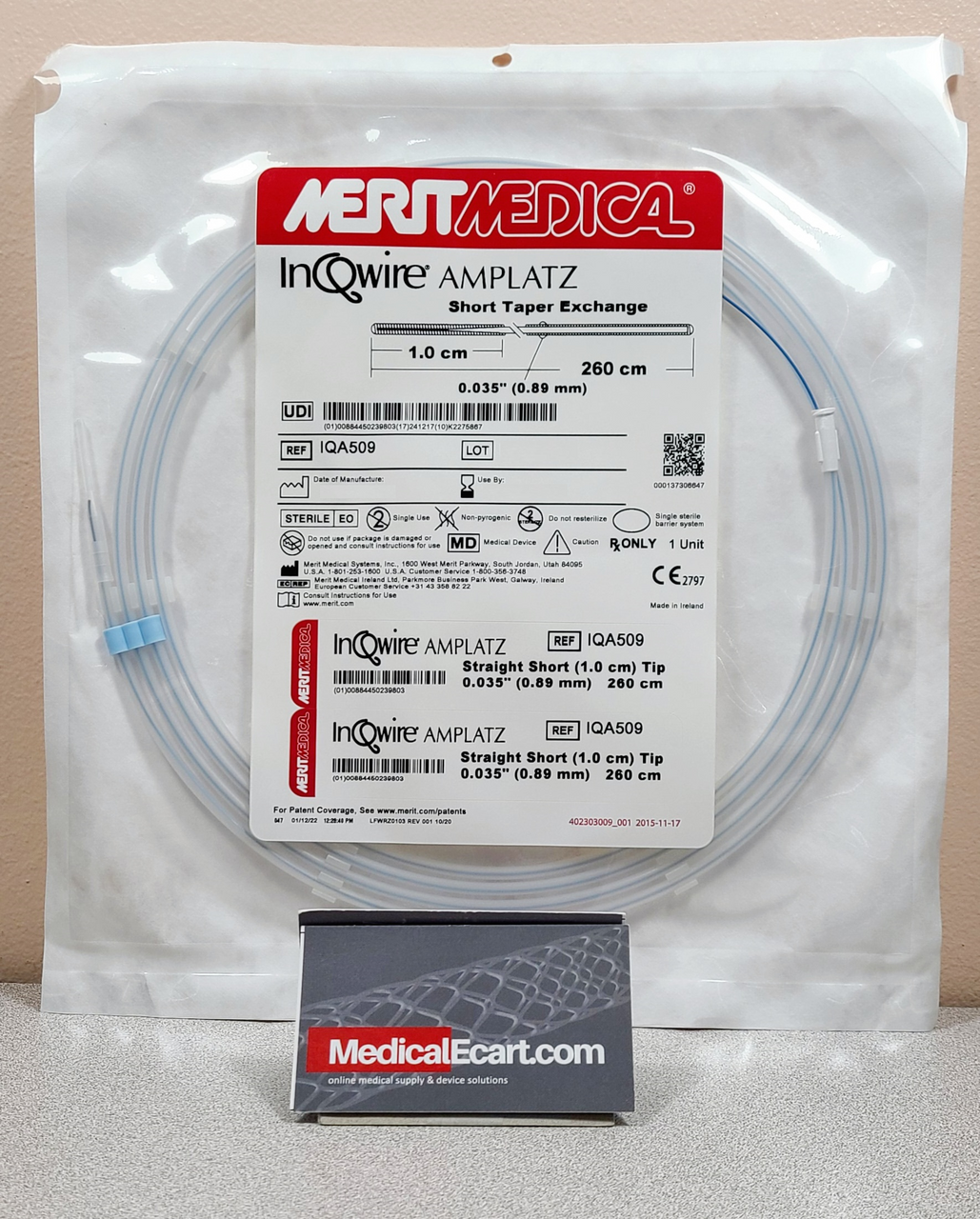 Medical IQA509 InQwire® Amplatz Diagnostic Guide Wire