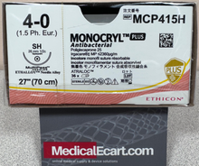 Ethicon MCP415H MONOCRYL® Plus Antibacterial (poliglecaprone 25) Suture