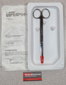 Cardinal Health 16-1021 Operating Scissors, Sharp/Blunt, Straight, Polished, 5.5IN, Pack of 5