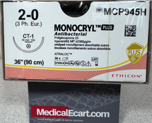 Ethicon MCP945H MONOCRYL® Plus Antibacterial (poliglecaprone 25) Suture