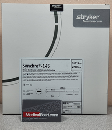Stryker M00313410 Synchro-14S Guidewires 0.014" x 200cm, Support Access, Box of 01