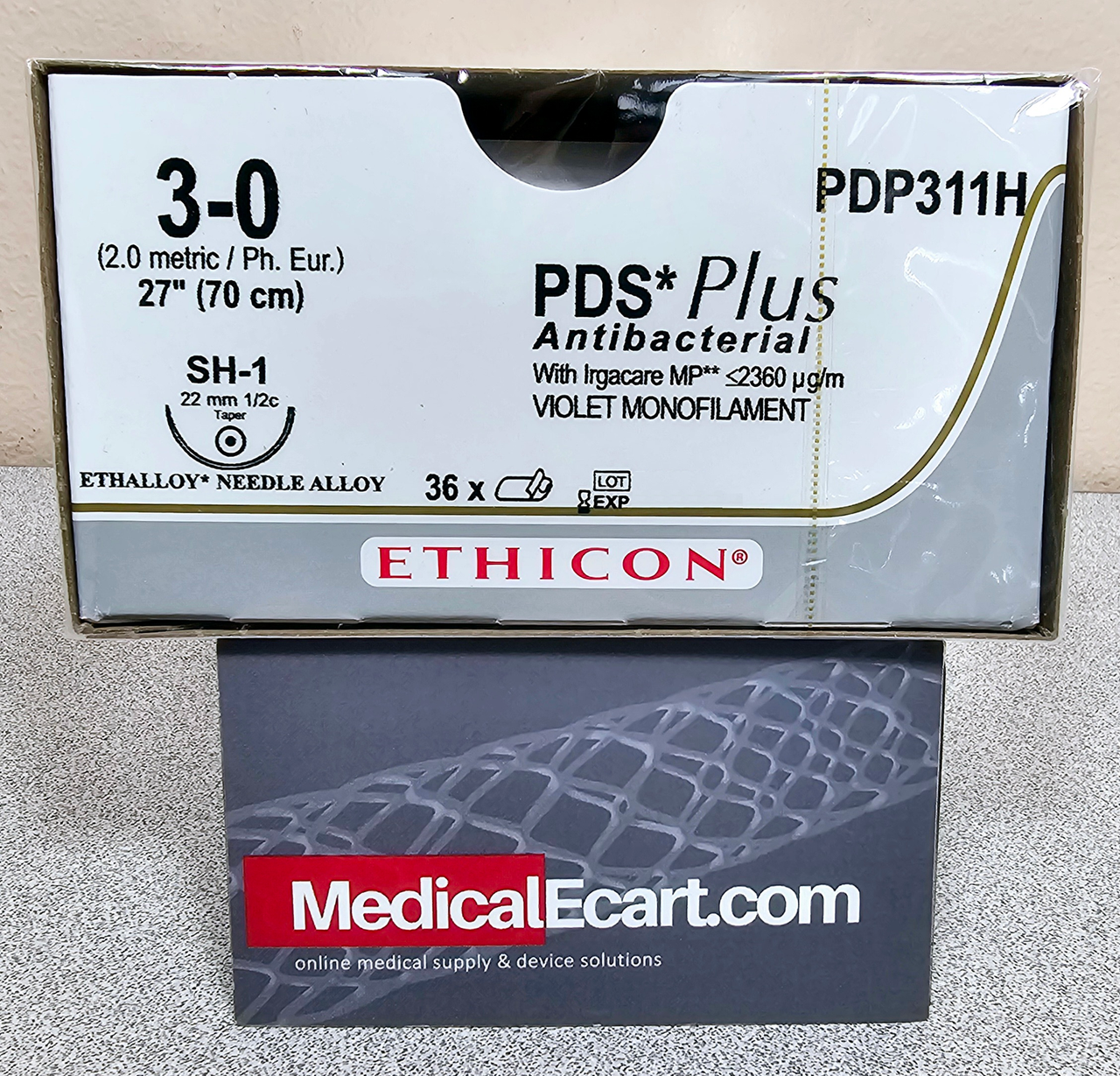 Ethicon PDP311H PDS® Plus Antibacterial (polydioxanone) Suture