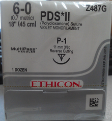 Ethicon Z487G PDS® II (polydioxanone) Suture