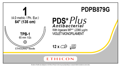 Ethicon PDPB879G PDS® Plus Antibacterial (polydioxanone) Suture