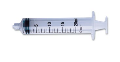BD 302830 20 mL BD Syringe Only, BD Luer Lock Tip, sterile, single use, Case of 192 (4 boxes of 48)
