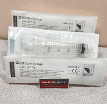BD 302830 20 mL BD Syringe Only, BD Luer Lock Tip, sterile, single use, Case of 192 (4 boxes of 48)