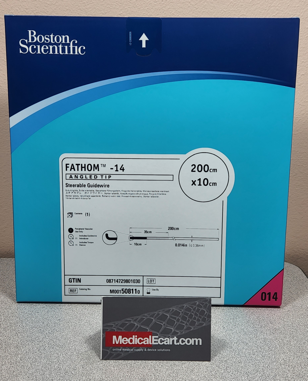 Boston Scientific M001508110 Fathom14 Steerable Guidewires, 50811