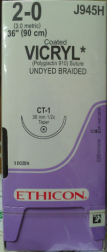 Ethicon J945H COATED VICRYL® (polyglactin 910) Suture
