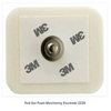 3M™ Red Dot 2228 Foam Monitoring Electrode, 1.57 inch x 1.3 inch (4cm x 3,3cm), (50 Each/Bag), 01 Case of 20 Bags 3M2228