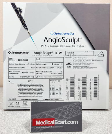  Spectranetics 2076-5040 AngioSculpt PTA Scoring Balloon Catheter