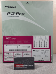 Terumo PGP28140STR PG Pro™ Peripheral Microcatheter, 2.8Fr, 0.027”/ 0.69 mm, Length 140 cm , Box 0f 01