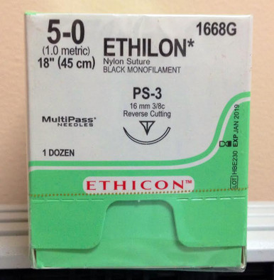 Ethicon 1668G ETHILON® Nylon Suture